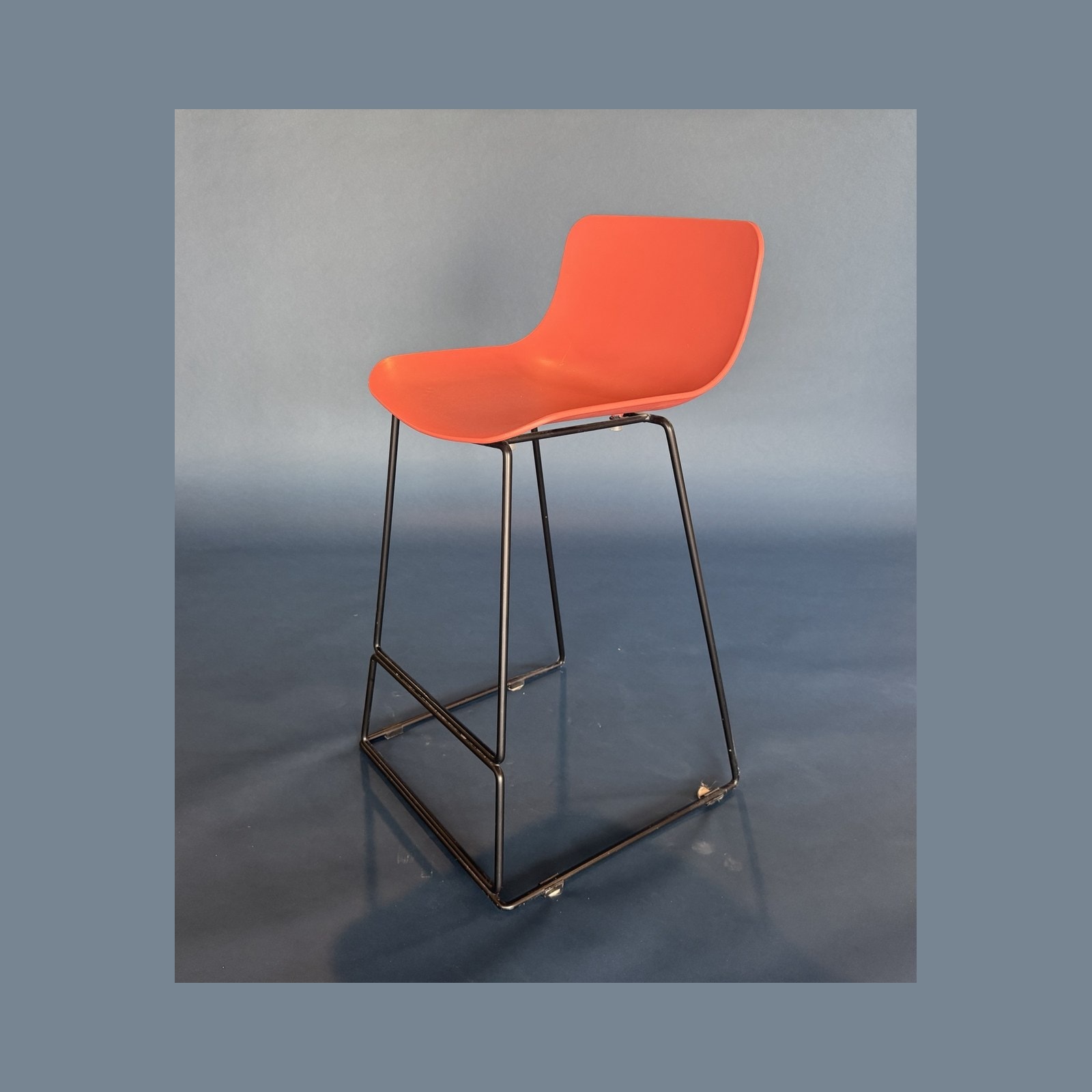 Article Anco Molded Barstool — Red